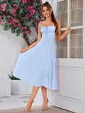 Elegance Ruched Split Cami Dress